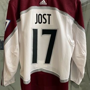 SOLD Game Worn Avalanche Jersey